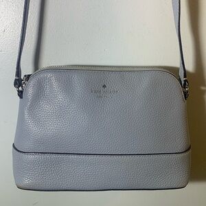 Kate Spade light blue genuine leather camera crossbody bag